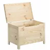 Coffre de rangement en pin 85L