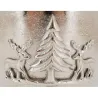 Seau à champagne en aluminium bois de cerf