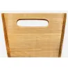 Corbeille en bois rectangulaire "La vie de chalet"