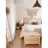 Coffre de rangement en pin 85L
