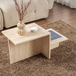 Table basse en aggloméré 80 x 40 x 40 cm Harmony