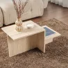 Table basse en aggloméré 80 x 40 x 40 cm Harmony