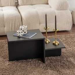Table basse en aggloméré 80 x 40 x 40 cm Harmony