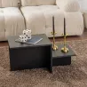 Table basse en aggloméré 80 x 40 x 40 cm Harmony