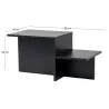 Table basse en aggloméré 80 x 40 x 40 cm Harmony