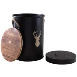 Tabouret et seau à pellets avec pelle Au coin du feu