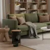 Tabouret et seau à pellets avec pelle Au coin du feu