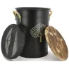 Tabouret et seau à pellets avec pelle Au coin du feu