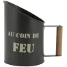 Tabouret et seau à pellets avec pelle Au coin du feu