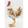 Statue de Coq en métal coloré