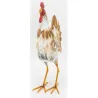 Statue de Coq en métal coloré
