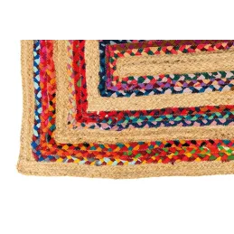 Tapis en jute et coton recyclé India
