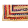 Tapis en jute et coton recyclé India
