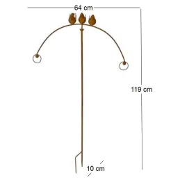 Tuteur mobile Tic Tac Toc 64 x 10 x 119 cm