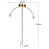 Tuteur mobile Tic Tac Toc 64 x 10 x 119 cm