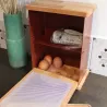 Garde-manger en acier galvanisé et bois