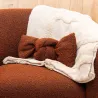 Coussin noeud en bouclette