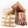 Coussin noeud en bouclette