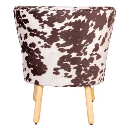 Fauteuil effet peau de vache