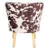 Fauteuil effet peau de vache