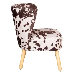 Fauteuil effet peau de vache