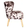 Fauteuil effet peau de vache