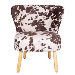 Fauteuil effet peau de vache