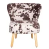 Fauteuil effet peau de vache