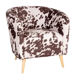 Fauteuil effet peau de vache