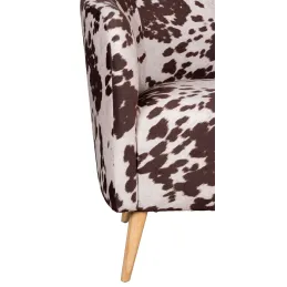 Fauteuil effet peau de vache
