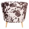 Fauteuil effet peau de vache