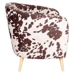 Fauteuil effet peau de vache