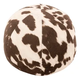Coussin/pouf boule effet peau de vache