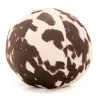 Coussin/pouf boule effet peau de vache