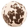 Coussin/pouf boule effet peau de vache