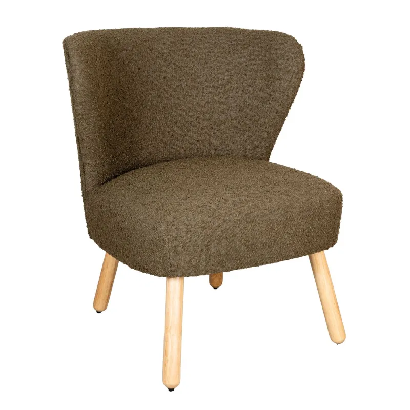 Fauteuil en bouclette coloré