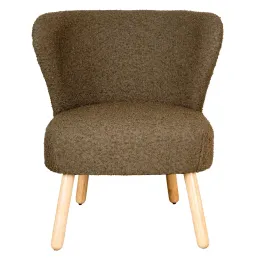 Fauteuil en bouclette coloré