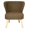 Fauteuil en bouclette coloré