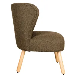 Fauteuil en bouclette coloré