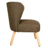 Fauteuil en bouclette coloré