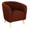 Fauteuil en bouclette coloré