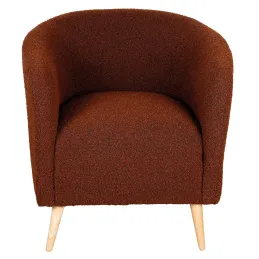 Fauteuil en bouclette coloré