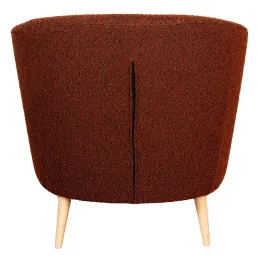Fauteuil en bouclette coloré