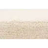 Banc blanc tissu bouclettes