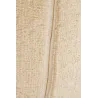 Banc blanc tissu bouclettes