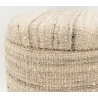 Pouf / coffre bouclette en laine
