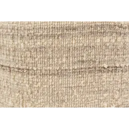 Pouf / coffre bouclette en laine