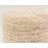Pouf / coffre en laine bouclette