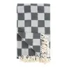 Plaid en coton damier