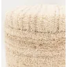 Pouf / coffre en laine bouclette